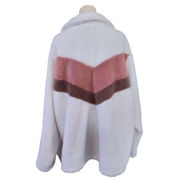 Torrid Plus Size Sherpa Zip Up Jacket Womens Size 5 - Picture 9 of 11